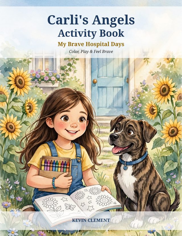 Cover of Carli’s Angels Activity Book: My Brave Hospital Days