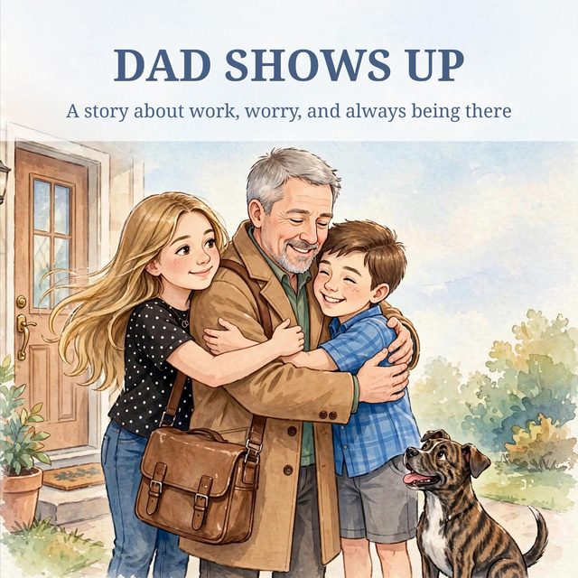 Cover of Dad Shows Up